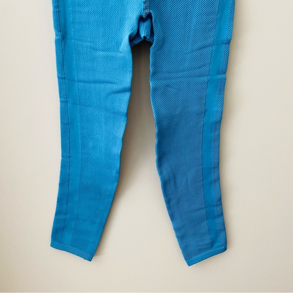 Free People Seamless High Waisted Leggings Blue Sz XS - Picture 3 of 7